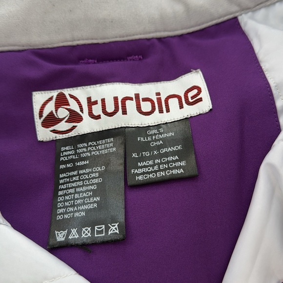 Turbine girls ski pant purple fully lined - Picture 3 of 6
